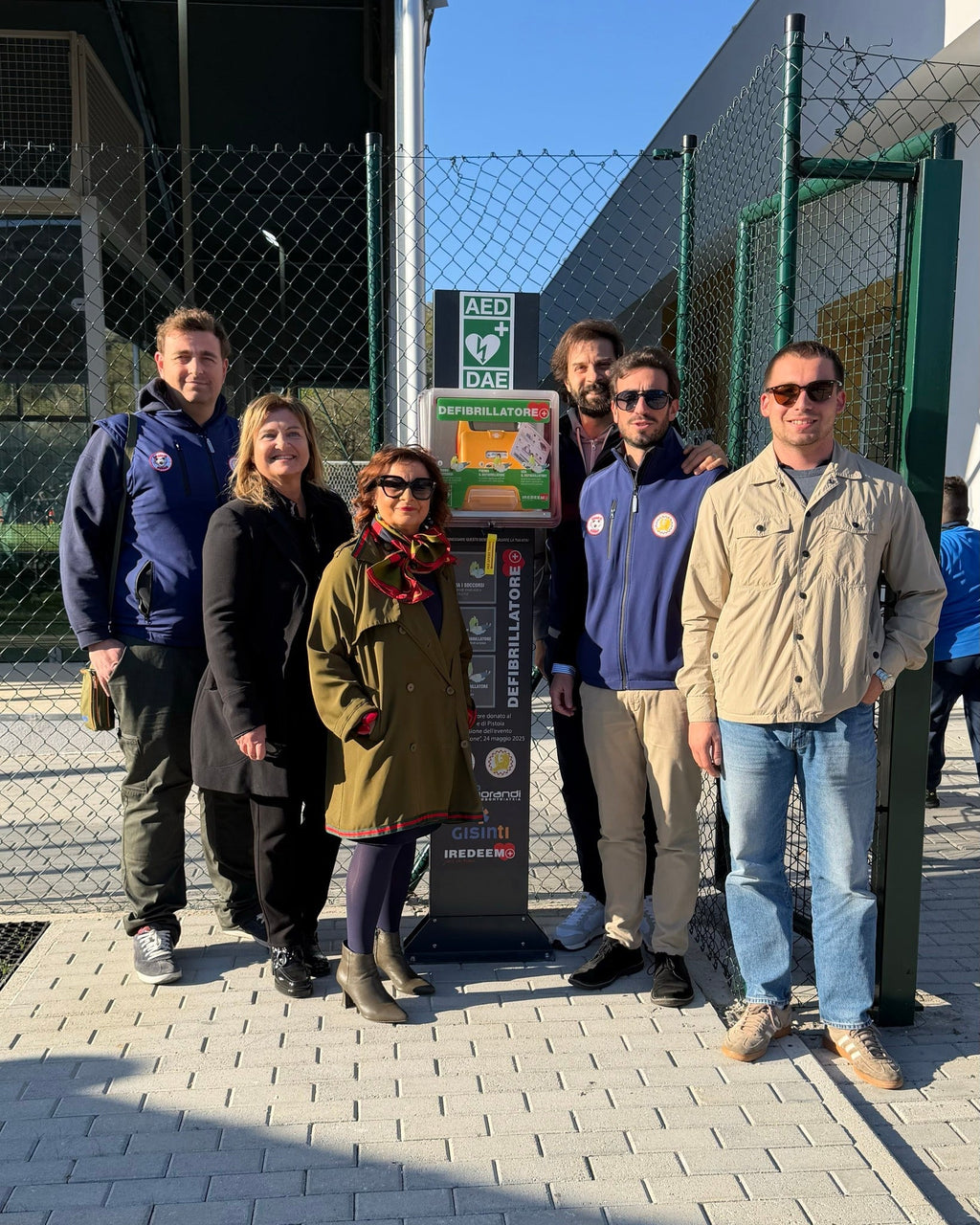 Inaugurazione Legno Rosso: donato un nuovo defibrillatore per la sicurezza degli atleti