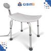 Sgabello Doccia Regolabile, Sedia da Bagno Antiscivolo per Anziani e Disabili, Altezza Adattabile, Supporto Sicuro, Modello Comfort, Bianco