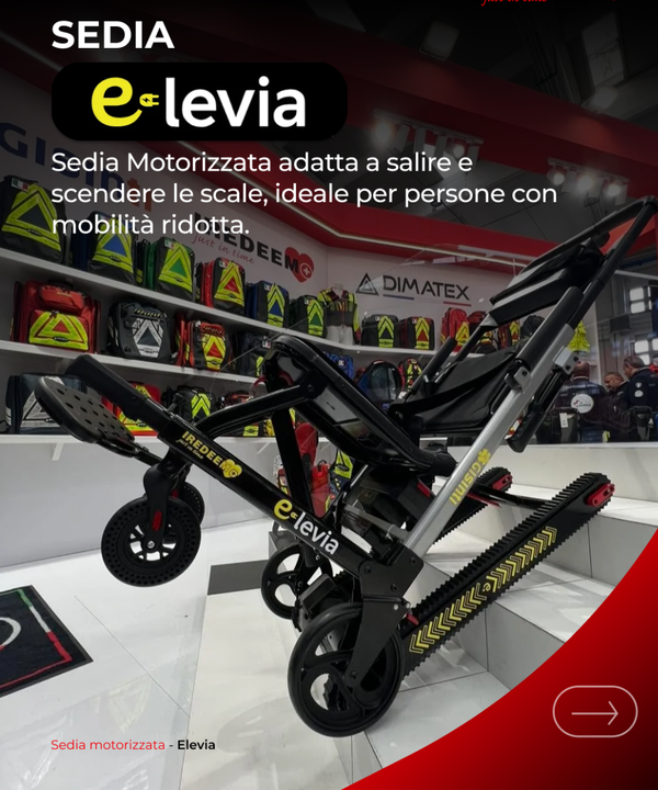 Sedia montascale elettrica E-levia GIS-05 – Portata 160 kg