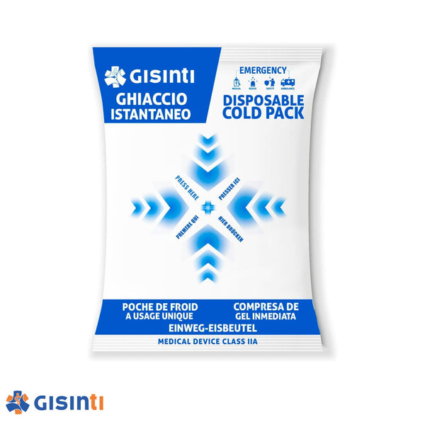 Busta Ghiaccio Monouso Sacco Gelo Sportivo Ghiaccio Secco Istantaneo Made In Italy Ghiaccio Sintetico in PE | Confezione da 100 pezzi