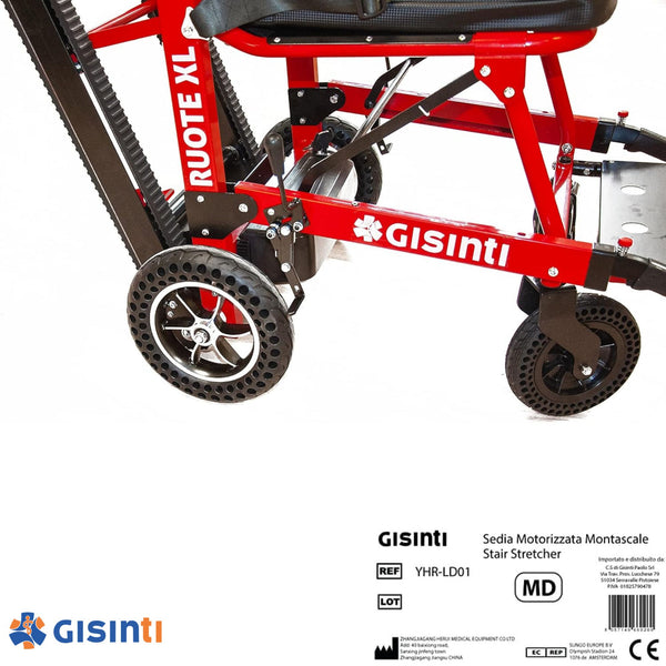 Sedia Motorizzata Montascale, Montascale per disabili Elettrico, Sali Scendi scale Sedia a Rotelle per Scale Batteria Lunga Durata