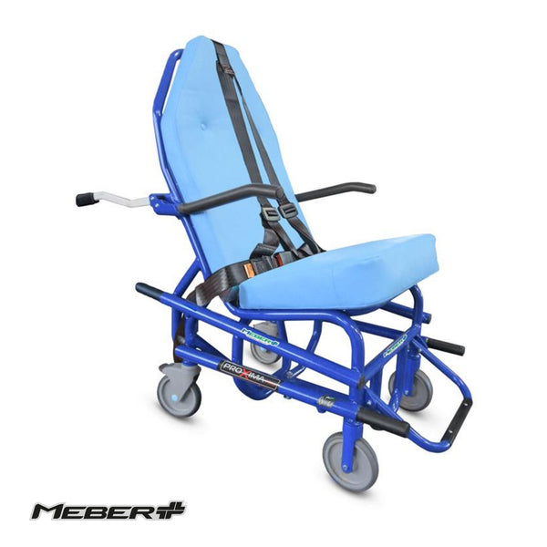 Proxima Pro 683: Sedia portantina fissa imbottita in alluminio certificata UNI EN 1865