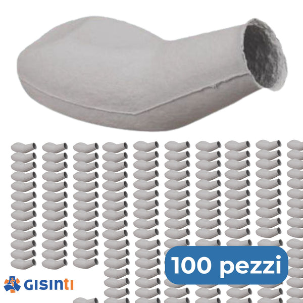 Pappagallo Uomo Monouso in Carta Pressata – Biodegradabile e Riciclabile – Capacità 800 ml – Tenuta 4 Ore – Per Ospedali, Case di Cura e Assistenza Domiciliare – 100 Pezzi