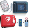 Kit Defibrillatore semiautomatico Philips Frx Con Teca Da interno e pannello in ABS. Defibrillatore Portatile, comprensivo di Valigetta Batteria Piastre Adulto/pediatriche Garanzia 8 ANNI