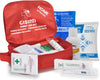 Kit Primo Soccorso Casa Pronto soccorso da Viaggio Viaggio, Trekking Auto Completo di Termometro Ghiaccio caldo Freddo First Aid Made in Italy Borsetta Pronto Soccorso