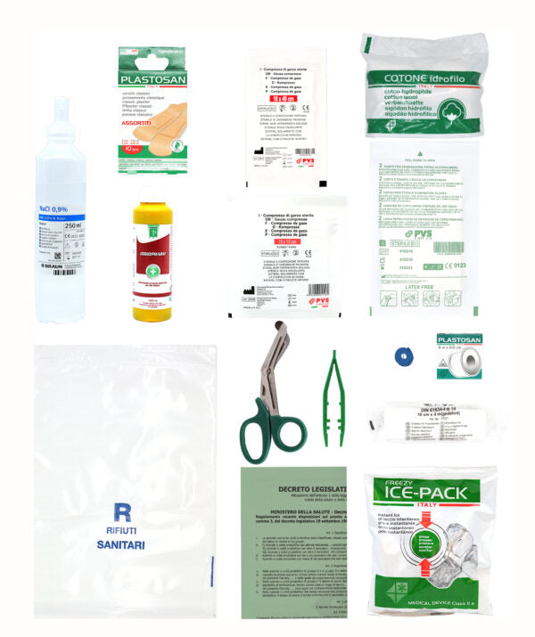 Reintegro Cassette Pronto Soccorso All.2 Per Aziende sotto 3 Dipendenti - Pacco Reintegro Allegato 2 DM388