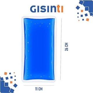 Ghiaccio Gel Riutilizzabile Caldo Freddo – Made in Italy, Busta Freezer e Microonde, 1 Pezzo, Dimensioni 11×26 cm