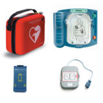 Philips Defibrillatore SemiAutomatico HS1 per adulti + Batteria + elettrodi adulto + Valigetta
