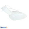 Pappagallo Urina Uomo Orinatoio Portatile Urinatoio Papagallo per Uomo Urinale maschile in Polietilene Atossico Made in Italy 1 Pezzo colore Bianco