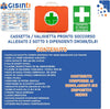 Cassetta Pronto Soccorso All.2 per Aziende Sotto 3 Lavoratori Gruppo C + Cartello PVC 30×20 Cassetta Colore Arancio